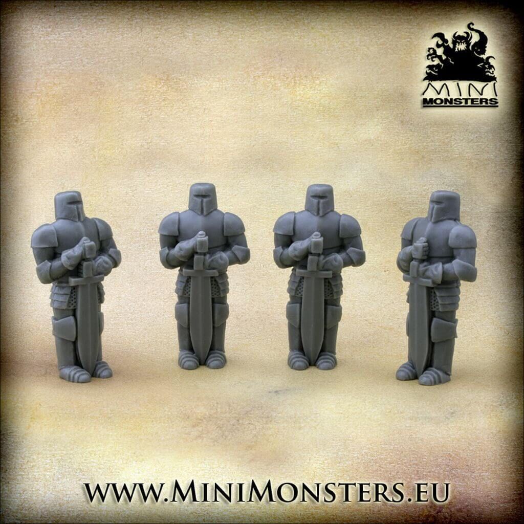 'Knights Statue (4pcs)' von Minimonsters