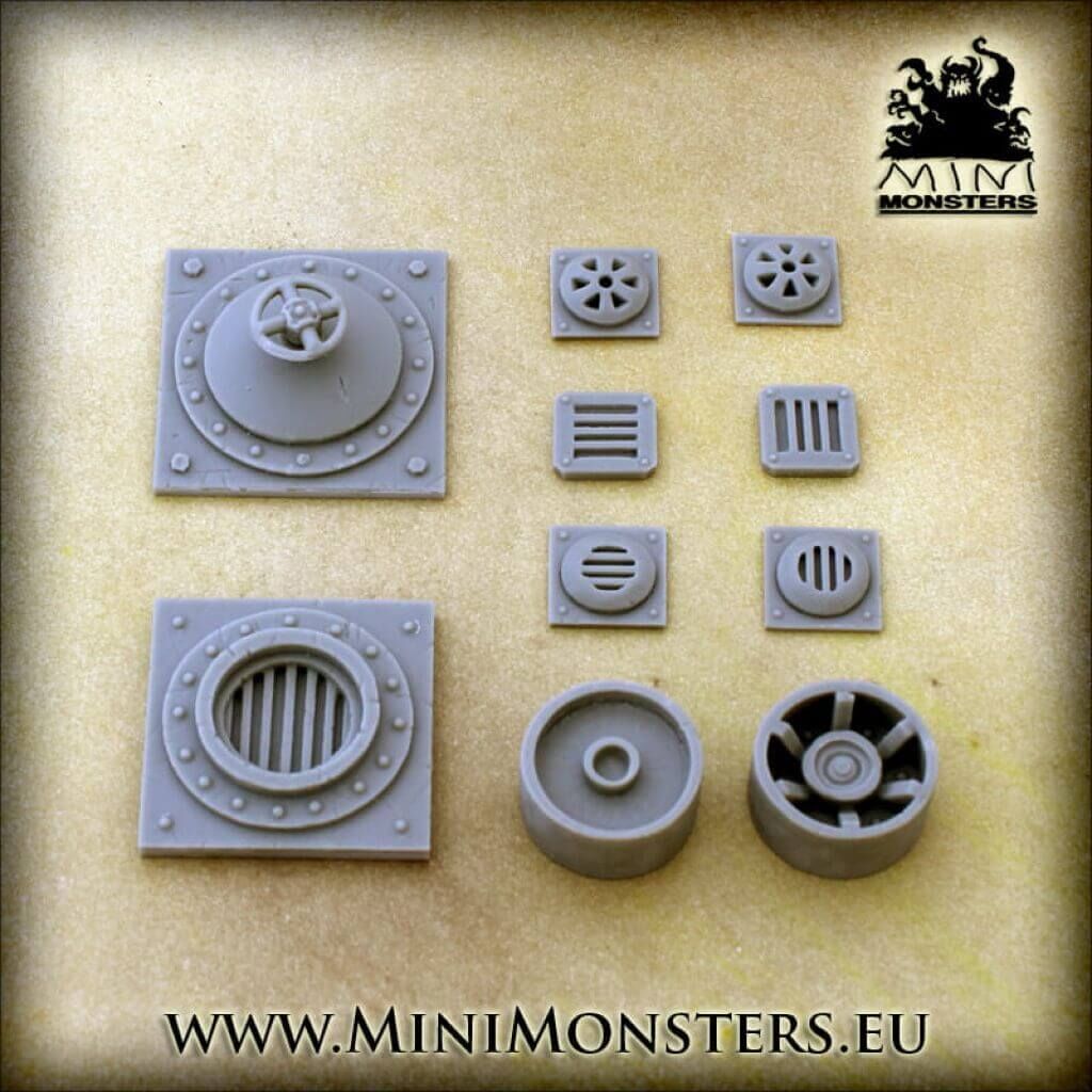 'Rims, Hatch and Vents System' von Minimonsters