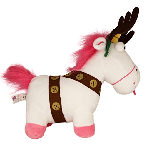 Buosha - Agnes Einhorn (Despicable Me) - Super flauschiges Einhorn-Weihnachtselch-Kostüm - 30 cm große Stofffigur von Whitehouse Leisure