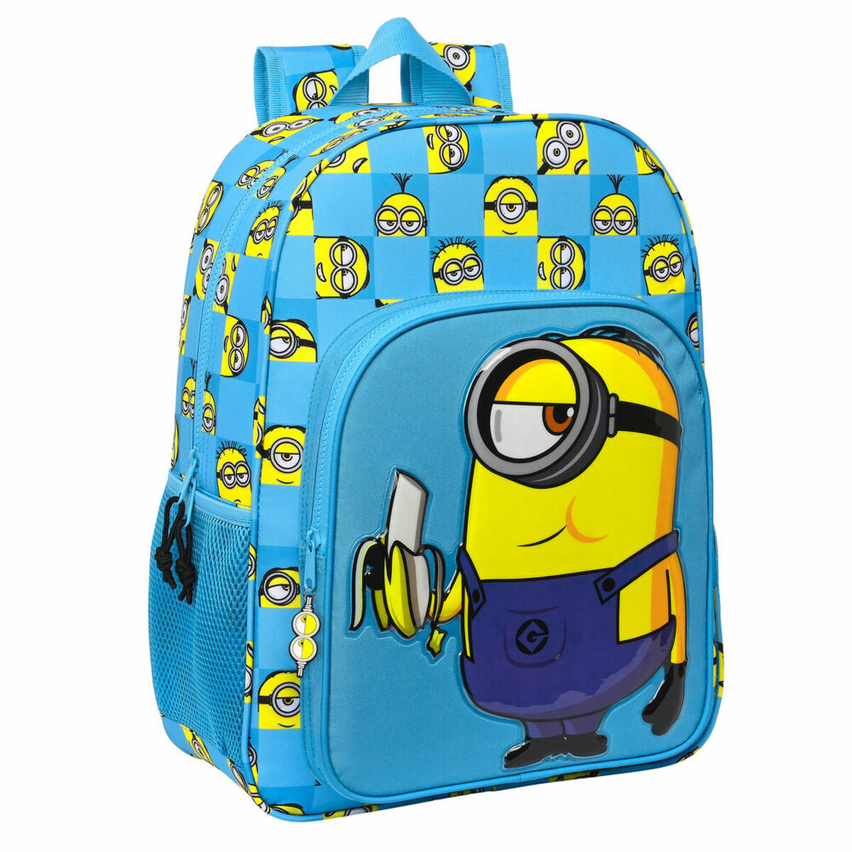 Schulrucksack Minions Minionstatic Blau 33 x 42 x 14 cm von Minions