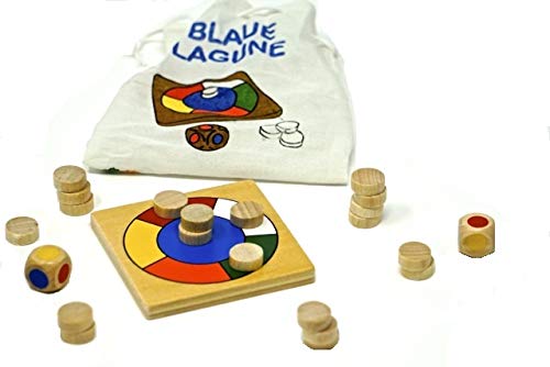 Mini Brettspiel für 2 Spieler, Dragon Blaue Lagune - Lernspiele und Holzspiele für Kinder & Erwachsene von Minis Kreativ