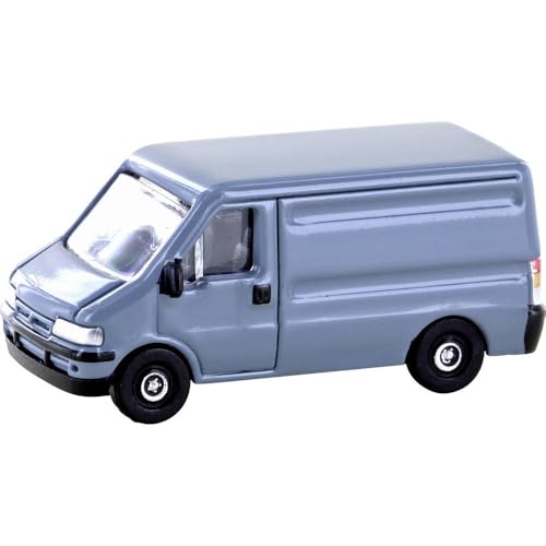 Minis by Lemke LC61214 N LKW Modell FIAT Ducato II Transporter, grau von Minis by Lemke
