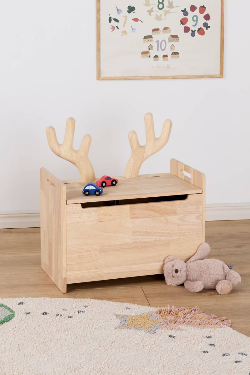 Minitude Nordic LEO Aufbewahrungsbank, Natur, Kinderzimmermöbel, Kindermöbel von Minitude