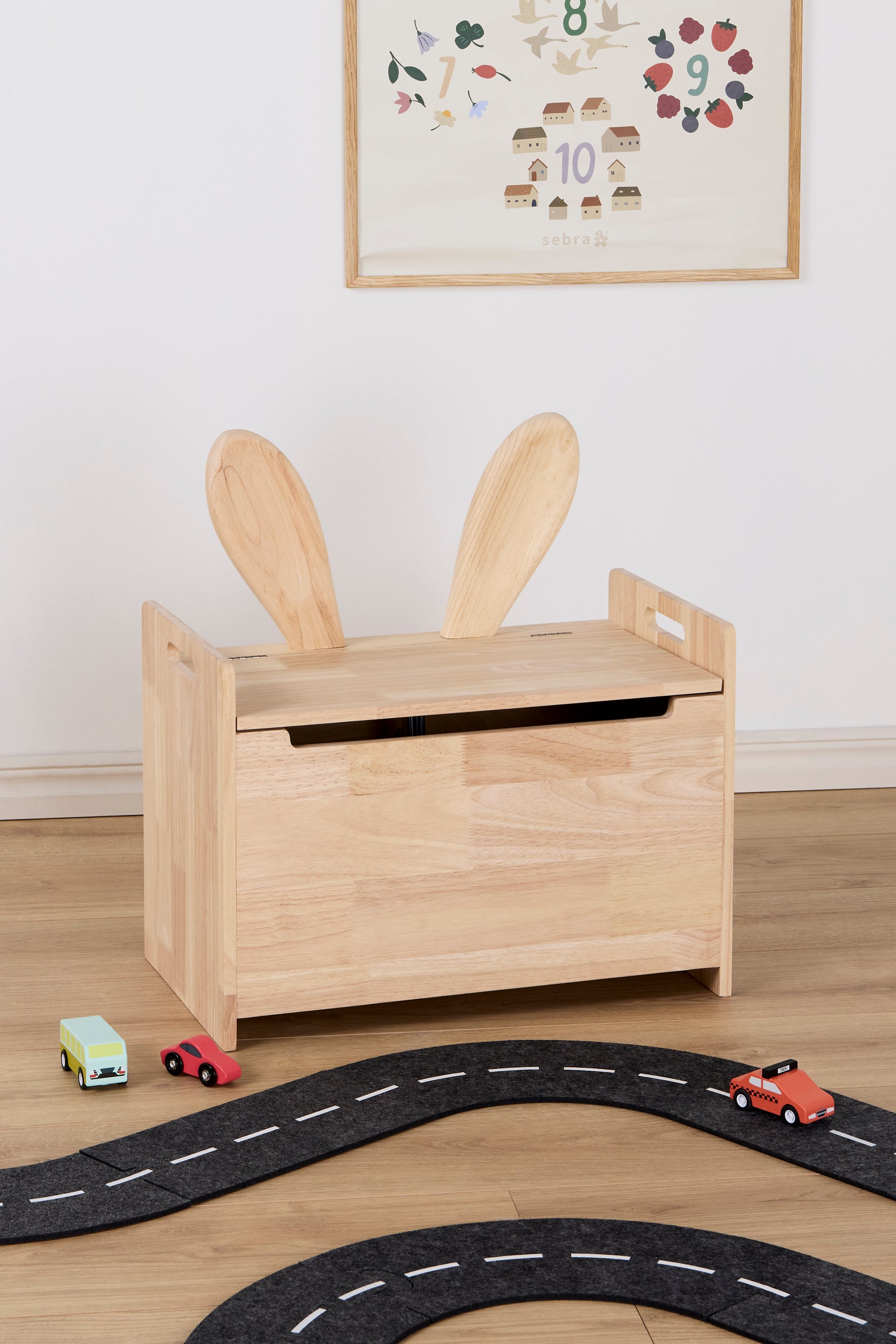 Minitude Nordic KIAN Aufbewahrungsbank, Natur, Kinderzimmermöbel, Kindermöbel von Minitude