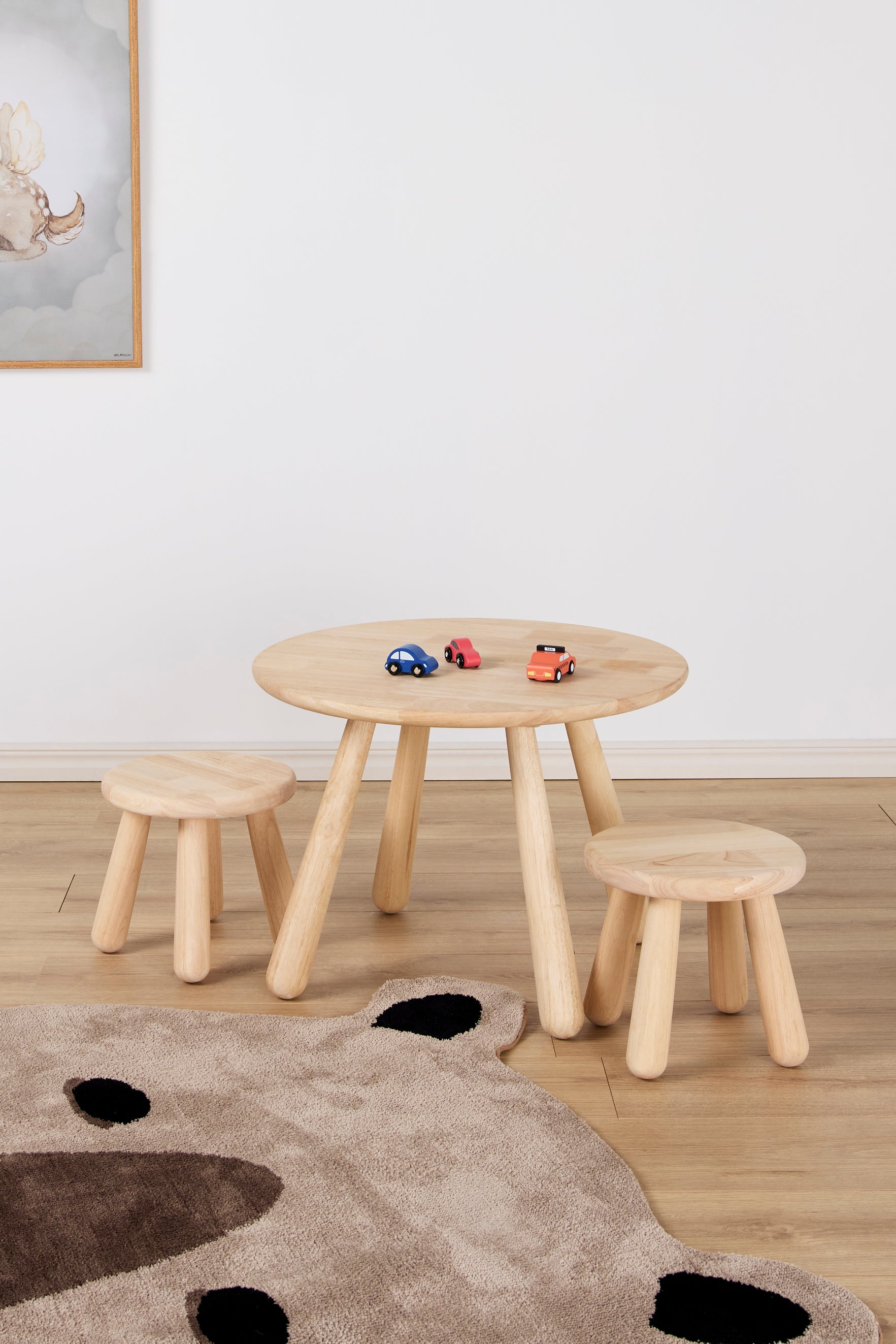 Minitude Nordic Dimma Tisch & Runde Hocker, Natur, Kinderzimmermöbel, Kindermöbel Minitude Nordic Dimma Tisch & Runde Hocker, Natur, Kinderzimmermöbel, Kindermöbel von Minitude