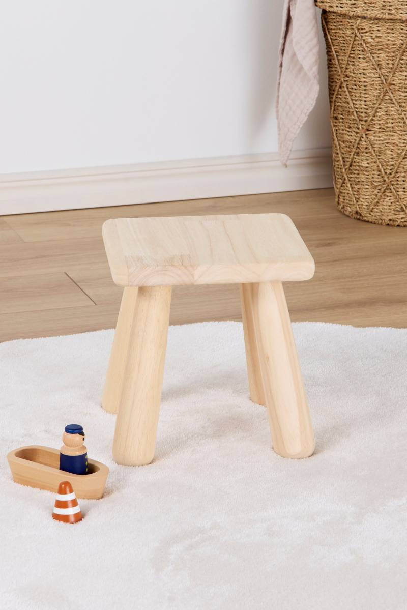 Minitude Nordic LOUIS Hocker, Natur, Kinderzimmermöbel, Kindermöbel von Minitude