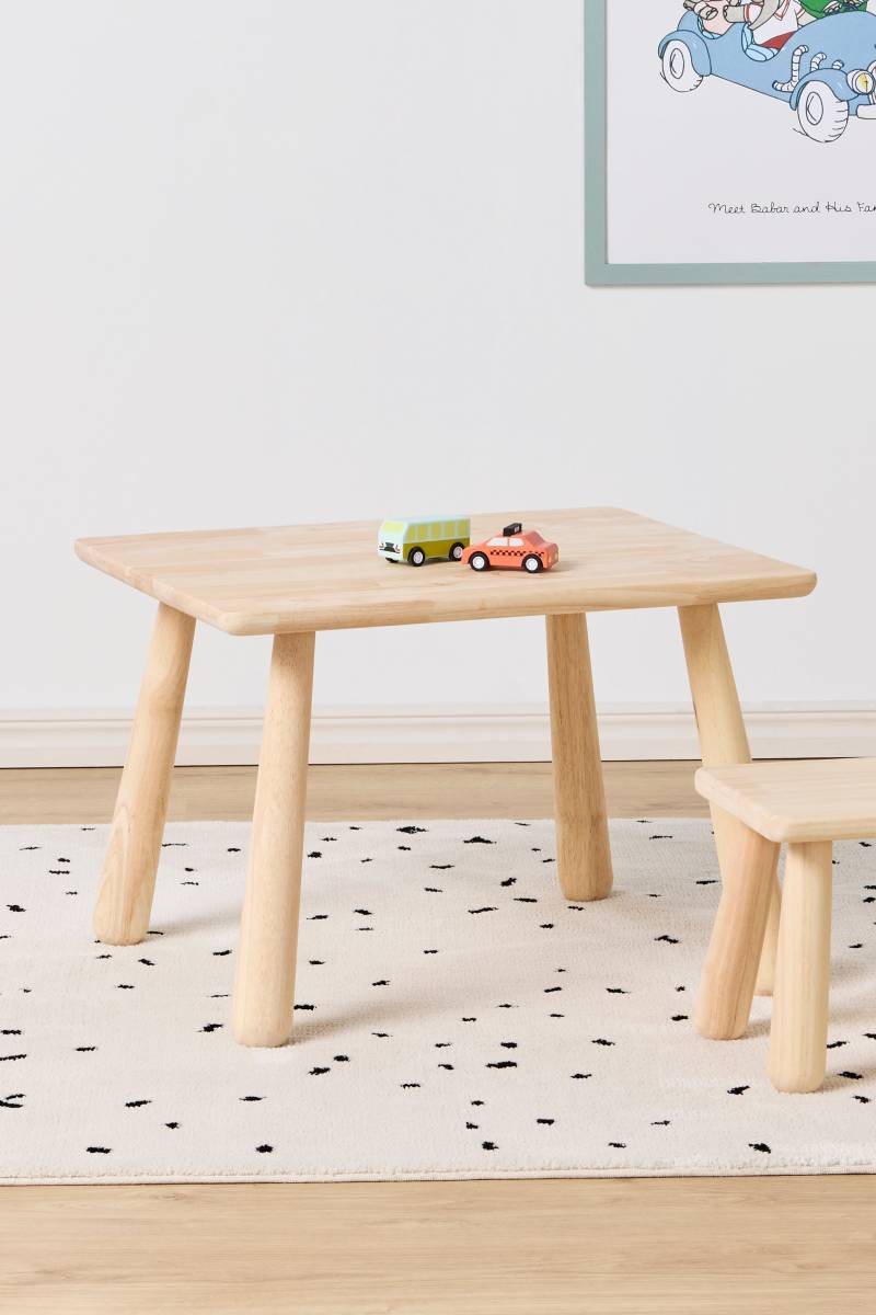 Minitude Nordic HARRY Tisch, Natur, Kinderzimmermöbel, Kindermöbel von Minitude