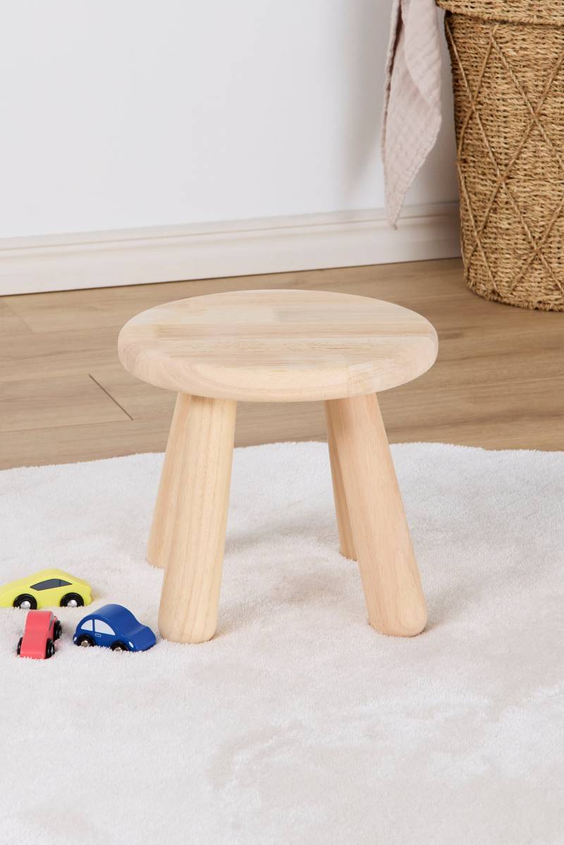 Minitude Nordic MILO Hocker, Natur, Kinderzimmermöbel, Kindermöbel von Minitude