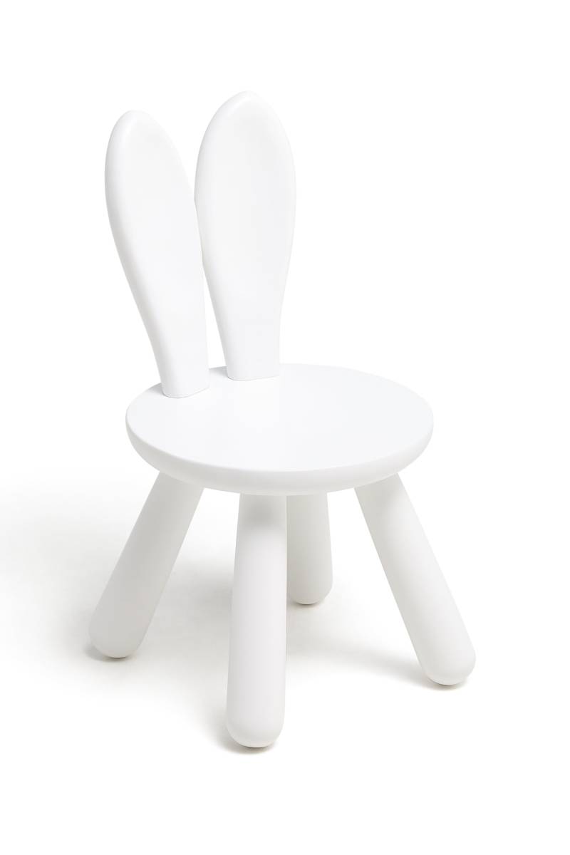 Minitude Nordic Stuhl Kaninchen, Weiß, Kinderzimmermöbel, Kindermöbel von Minitude