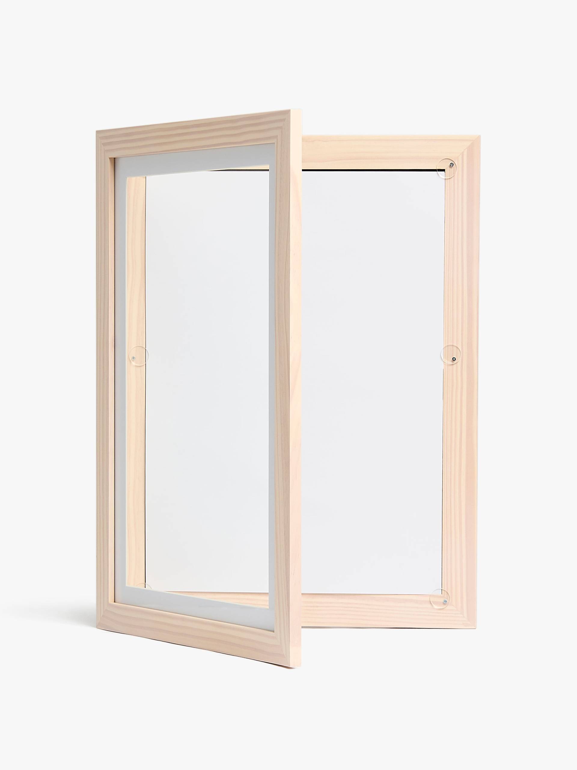 Minitude OLIVER Klapp-Rahmen A3, 100 Blatt, White Wash von Minitude