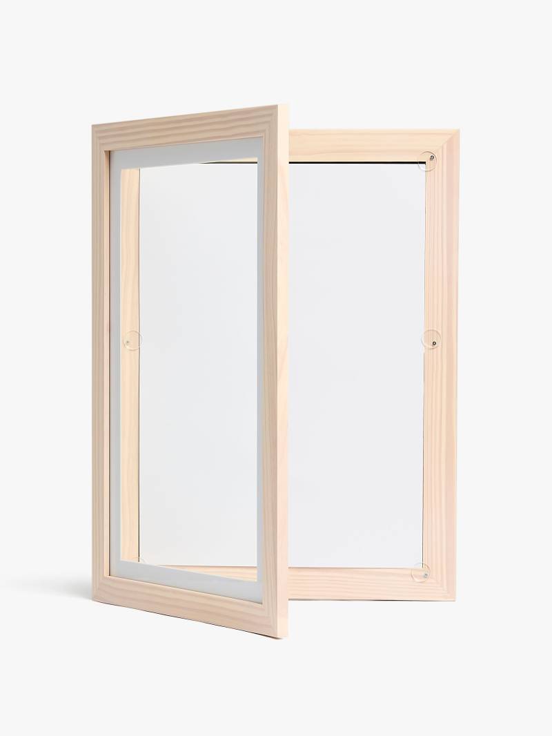 Minitude OLIVER Klapp-Rahmen A3, 100 Blatt, White Wash von Minitude