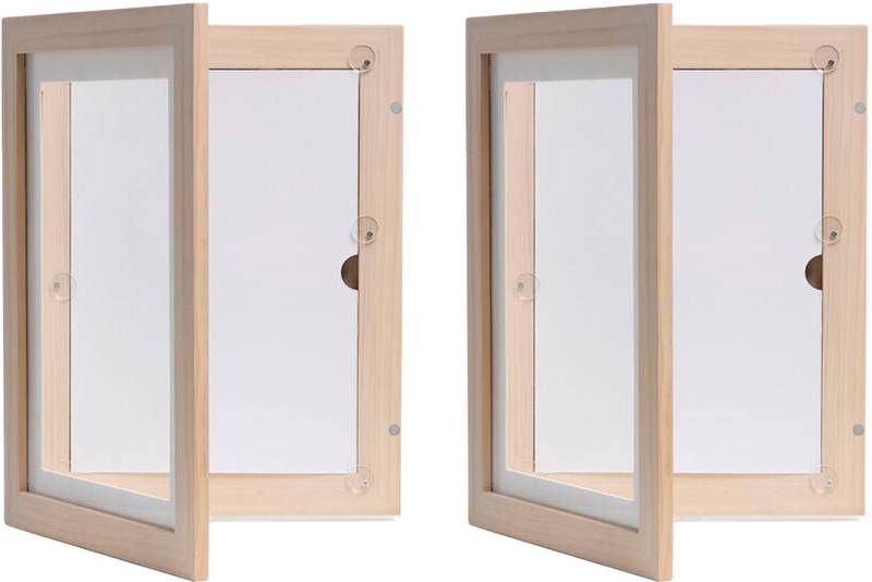 Minitude OLIVER Klapp-Rahmen A4, 2er-Pack, 100 Blätter, White Wash von Minitude