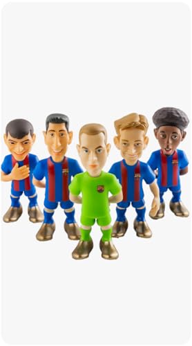 Minix Collectible Figurines 5 x 7 cm FC Barcelona, 10523, Rot/Blau von Minix Collectible Figurines