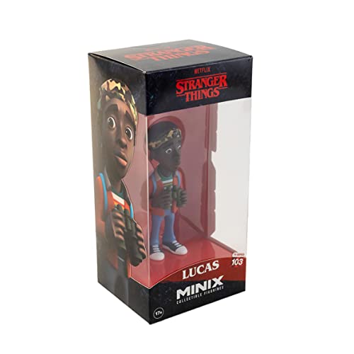 Minix | Minix Figur: Stranger Things – Lucas | 12 cm Sammelfigur | Ab 17+ Jahren | Deutsch von MINIX COLLECTIBLE FIGURINES