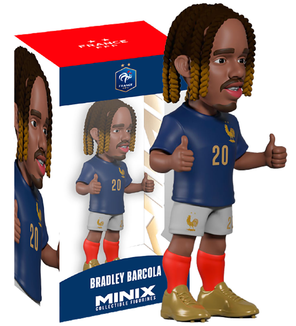 Minix Abbildung – Fußballstars – Frankreich – Bradley Barcola - Minix - One Size - Spielzeugfiguren Minix Abbildung – Fußballstars – Frankreich – Bradley Barcola - Minix - One Size - Spielzeugfiguren von Minix