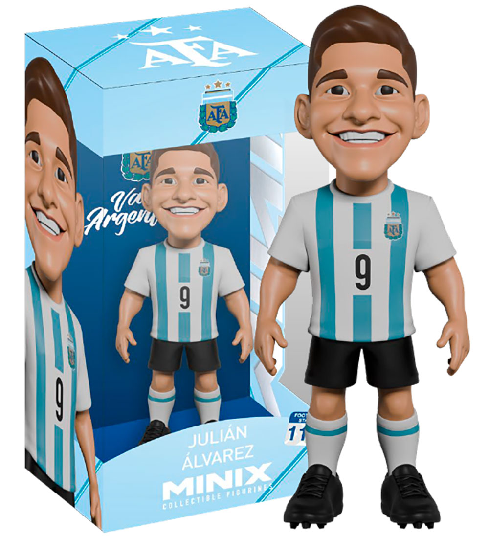 Minix Figur - Fußballstars - Argentinien - Julián Álvarez - Minix - One Size - Spielzeugfiguren Minix Figur - Fußballstars - Argentinien - Julián Álvarez - Minix - One Size - Spielzeugfiguren von Minix