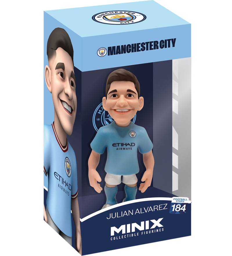 Minix Figur - Fußballstars - Mann City - Julian Alvarez - Minix - One Size - Spielzeugfiguren Minix Figur - Fußballstars - Mann City - Julian Alvarez - Minix - One Size - Spielzeugfiguren von Minix