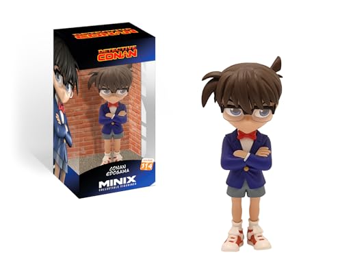 Minix MN14064 Bandai Detektivfigur Conan, Conan, Sammlerstücke für Ausstellung, Geschenkidee, Spielzeug für Kinder und Erwachsene, TV-Fans von Minix