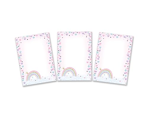 10 Mini-Notizblöcke Regenbogen Mitgebsel für Mädchen Kindergeburtstag Gastgeschenke Mädchengeburtstag / A7-Format 10 Mini-Notizblöcke Regenbogen Mitgebsel für Mädchen Kindergeburtstag Gastgeschenke Mädchengeburtstag / A7-Format von Minkocards