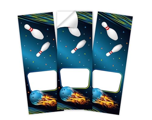Minkocards 10 Aufkleber Bowlling Kegeln Bowling-Party Verpackung von Geschenken für Mädchengeburtstag Jungsgeburtstag Etiketten für Geschenkverpackung Minkocards 10 Aufkleber Bowlling Kegeln Bowling-Party Verpackung von Geschenken für Mädchengeburtstag Jungsgeburtstag Etiketten für Geschenkverpackung von Minkocards