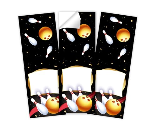 Minkocards 12 Aufkleber Bowlling Kegeln Bowling-Party Verpackung von Geschenken für Mädchengeburtstag Jungsgeburtstag Etiketten für Geschenkverpackung Minkocards 12 Aufkleber Bowlling Kegeln Bowling-Party Verpackung von Geschenken für Mädchengeburtstag Jungsgeburtstag Etiketten für Geschenkverpackung von Minkocards