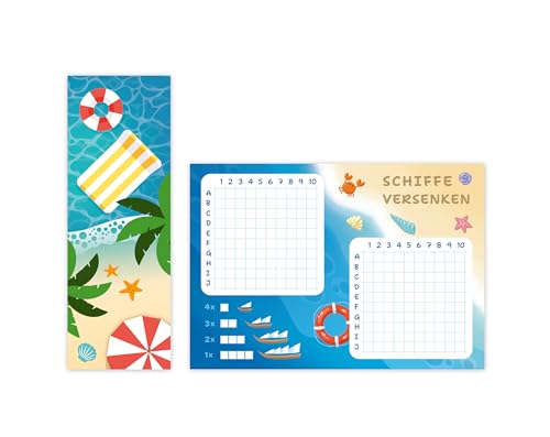Minkocards 12 Lesezeichen + 12 Schiffe versenken Schwimmbad Pool-Party Mitgebsel für Kindergeburtstag Gastgeschenke für Kinder Mädchen Jungen Mädchengeburtstag Jungsgeburtstag Minkocards 12 Lesezeichen + 12 Schiffe versenken Schwimmbad Pool-Party Mitgebsel für Kindergeburtstag Gastgeschenke für Kinder Mädchen Jungen Mädchengeburtstag Jungsgeburtstag von Minkocards
