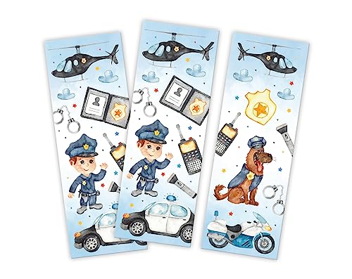 12 Lesezeichen Polizei Detektiv Mitgebsel für Kindergeburtstag Jungen Gastgeschenke für Jungensgeburtstag 12 Lesezeichen Polizei Detektiv Mitgebsel für Kindergeburtstag Jungen Gastgeschenke für Jungensgeburtstag von Minkocards
