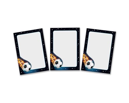 Mitgebsel Kindergeburtstag Jungen 12 Mini-Notizblöcke Fussball Fußball Gastgeschenke für Jungsgeburtstag / A7-Format Mitgebsel Kindergeburtstag Jungen 12 Mini-Notizblöcke Fussball Fußball Gastgeschenke für Jungsgeburtstag / A7-Format von Minkocards