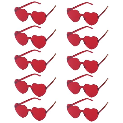 Minnhua 10 Paar Herz Sonnenbrille Rot Herz Brille Party Sonnenbrille Herzform Herzbrille Rot Brillen Lustige Partybrillen Set Hippie Brille Party Brillen für Geburtstagsfeier Erwachsene Jungen Mädchen Minnhua 10 Paar Herz Sonnenbrille Rot Herz Brille Party Sonnenbrille Herzform Herzbrille Rot Brillen Lustige Partybrillen Set Hippie Brille Party Brillen für Geburtstagsfeier Erwachsene Jungen Mädchen von Minnhua