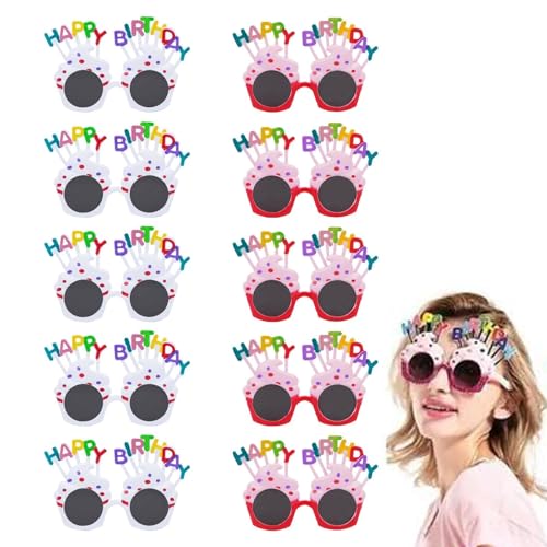 Minnhua 10 Stück Partybrillen Happy Birthday Lustige Brillen für Geburtstag Sonnenbrille Party Sonnenbrille Lustige Spaßbrillen Partybrillen Set Minnhua 10 Stück Partybrillen Happy Birthday Lustige Brillen für Geburtstag Sonnenbrille Party Sonnenbrille Lustige Spaßbrillen Partybrillen Set von Minnhua