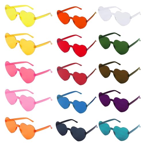 Minnhua 15 Paar Herz Sonnenbrille Herz Brille Party Sonnenbrille Herzform Herzbrille Bunt Partybrillen Set Lustige Brillen Party Brillenfür Geburtstagsfeier Erwachsene Jungen Mädchen Minnhua 15 Paar Herz Sonnenbrille Herz Brille Party Sonnenbrille Herzform Herzbrille Bunt Partybrillen Set Lustige Brillen Party Brillenfür Geburtstagsfeier Erwachsene Jungen Mädchen von Minnhua