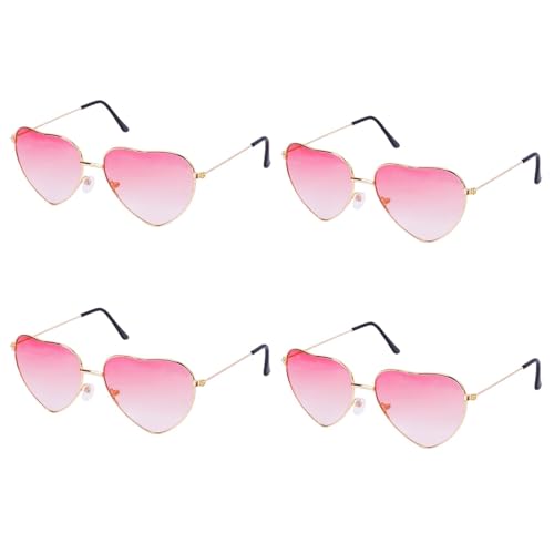 Minnhua 4 Paar Herz Sonnenbrille Rosa Herz Brille Party Sonnenbrille Herzform Herzbrille Lustige Partybrillen Set Hippie Brille Retro Party Brillen für Geburtstagsfeier Erwachsene Jungen Mädchen Minnhua 4 Paar Herz Sonnenbrille Rosa Herz Brille Party Sonnenbrille Herzform Herzbrille Lustige Partybrillen Set Hippie Brille Retro Party Brillen für Geburtstagsfeier Erwachsene Jungen Mädchen von Minnhua