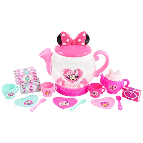 Disney Junior Minnie Mouse Terrific Teapot, Kids Pretend Play Tea Set, 14-Pieces, Kids Toys for Ages 3 Up by Just Play Disney Junior Minnie Mouse Terrific Teapot, Kids Pretend Play Tea Set, 14-Pieces, Kids Toys for Ages 3 Up by Just Play von Minnie