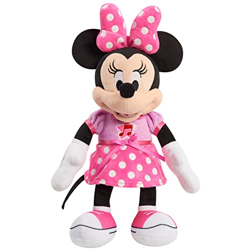 JP Mickey and Minnie JPL14633 Disney Junior Mickey Funhouse Singing Fun Mouse Plüschtier Minnie Maus Singende Plüschfigur, Mehrfarbig, 27.94 von Mickey Mouse