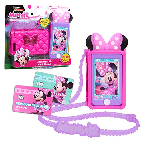 Minnie Mouse 89876 Disney Junior Chat with Me Spiel-Handy-Set mit Lichtern und Soundeffekten, Kinderspielzeug ab 3 Jahren von Just Play, Rosa, 19.05 Minnie Mouse 89876 Disney Junior Chat with Me Spiel-Handy-Set mit Lichtern und Soundeffekten, Kinderspielzeug ab 3 Jahren von Just Play, Rosa, 19.05 von Minnie