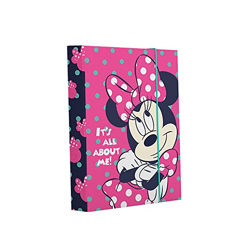 Minnie Mouse Heftbox Sammelmappe Sammelbox Heftmappe Ablagebox DIN A4 von Minnie