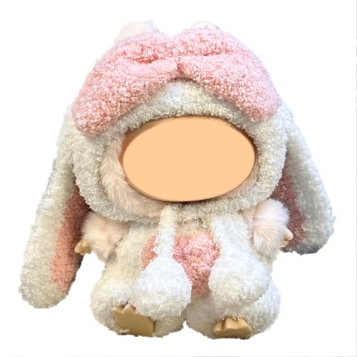 Labubu Kleidung für Puppe,17 cm große Puppenkleidung für labubu Kleidung,Labubu-Zubehör für Puppe,Passende Kleidung für die Labubu-Plüsch Toy(ohne Puppe) (I) von Mino Plus