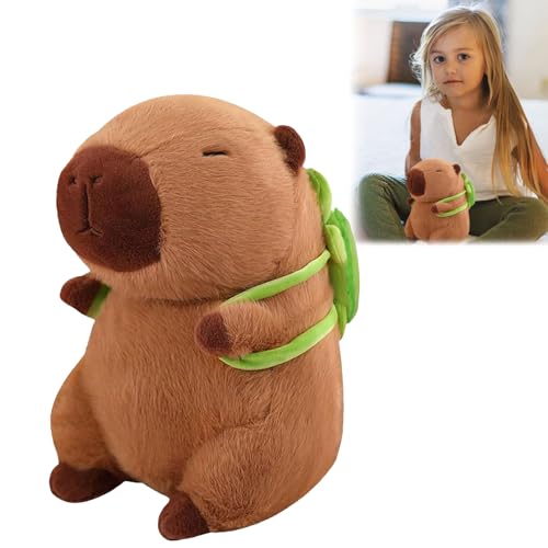 Mino Plus Capybara Plüschtier,23cm Capybara Kuscheltier,Capybara Tragende Schildkröte,Niedlichen Capybara Plushies,Simulation Capybara Plüschtier,Capybara Kuscheltier für Geburtstagsgeschenk (1 Stück) Mino Plus Capybara Plüschtier,23cm Capybara Kuscheltier,Capybara Tragende Schildkröte,Niedlichen Capybara Plushies,Simulation Capybara Plüschtier,Capybara Kuscheltier für Geburtstagsgeschenk (1 Stück) von Mino Plus