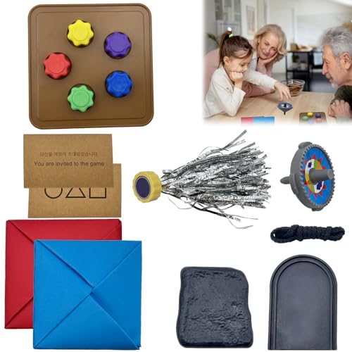 Mino Plus Googgi Korean Game,Traditional Koreanisches Spielspiel Googgi,Kieselstein Set,Stone Catching Game Set, (A) von Mino Plus
