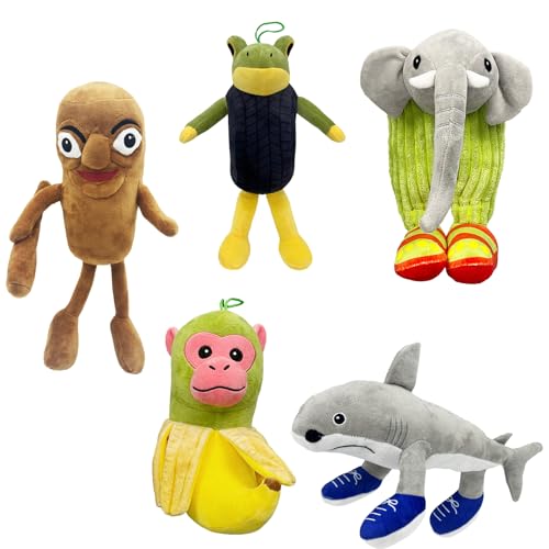 Tung Tung Tung Sohur Plüschtier,Tralalero Tralala PlüSchfigur,Soft Stuffed Animal Plush Toy, Lustiges Geschenk für Kinder & Erwachsene (F) von Mino Plus
