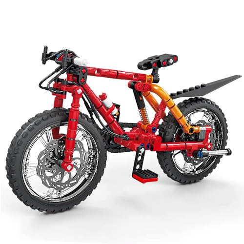 Technik Fahrrad Bausteine Modell, 212 Teile Mountainbike Bausteine Mountain Bike Modell Bauset, Konstruktionsspielzeug Bike Geschenk für Kinder und Erwachsene Technik Fahrrad Bausteine Modell, 212 Teile Mountainbike Bausteine Mountain Bike Modell Bauset, Konstruktionsspielzeug Bike Geschenk für Kinder und Erwachsene von Minxtech