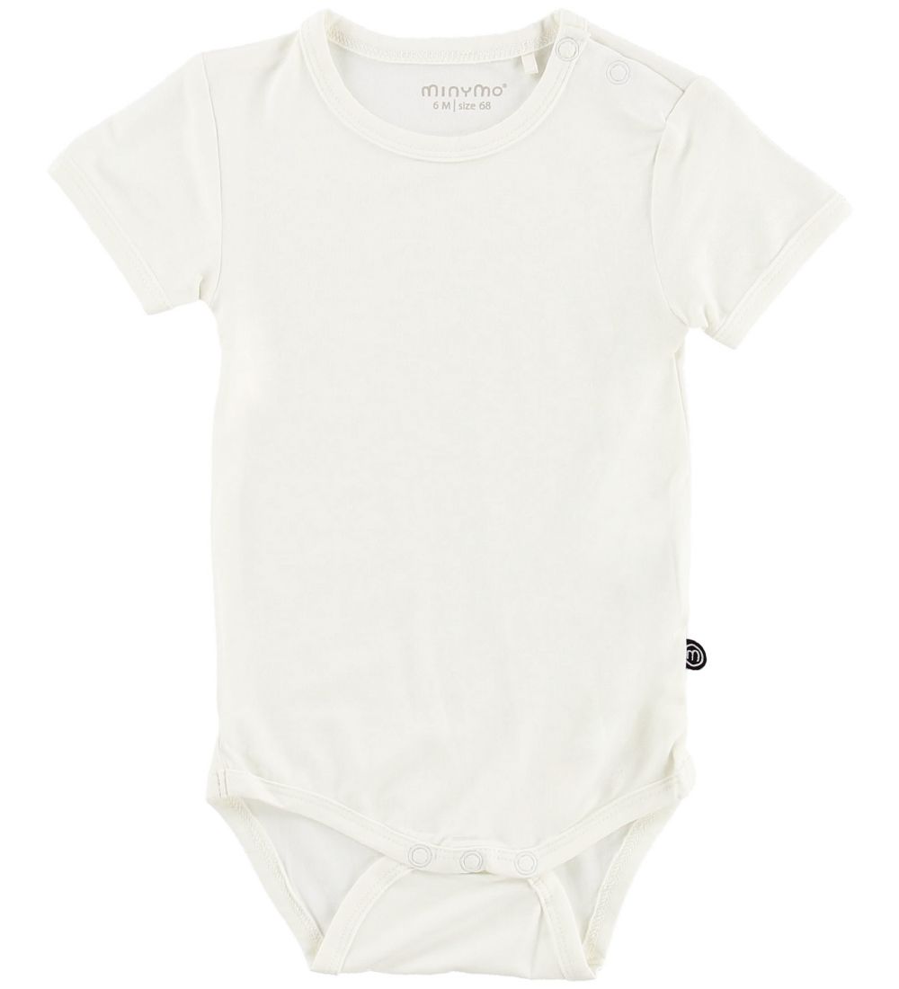Minymo Body k/ä - Bambus - Weiß - Minymo - 1½ Jahre (86) - Body K/Ä von Minymo