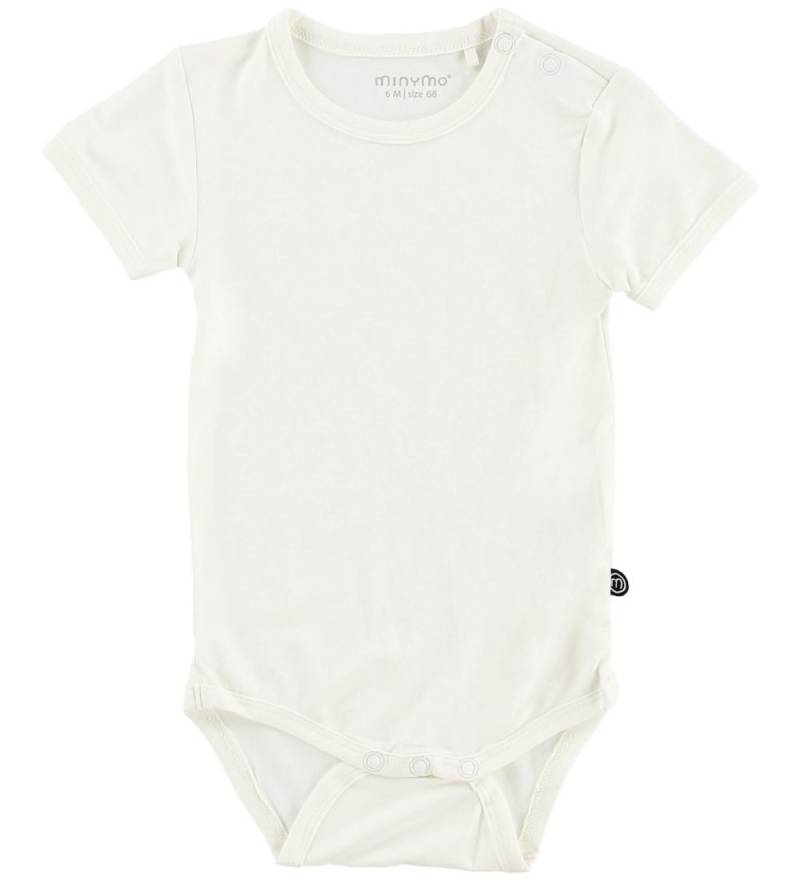 Minymo Body k/ä - Bambus - Weiß - Minymo - 74 - Body K/Ä Minymo Body k/ä - Bambus - Weiß - Minymo - 74 - Body K/Ä von Minymo