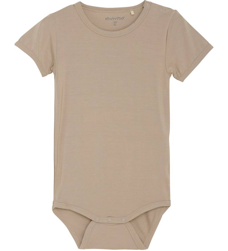 Minymo Body k/ä - Viskose - Einfach Taupe - Minymo - 62 - Body K/Ä Minymo Body k/ä - Viskose - Einfach Taupe - Minymo - 62 - Body K/Ä von Minymo