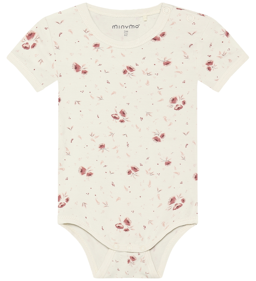 Minymo Body k/ä - Viskose - Peach Peitsche m. Blumen - Minymo - 68 - Body K/Ä Minymo Body k/ä - Viskose - Peach Peitsche m. Blumen - Minymo - 68 - Body K/Ä von Minymo