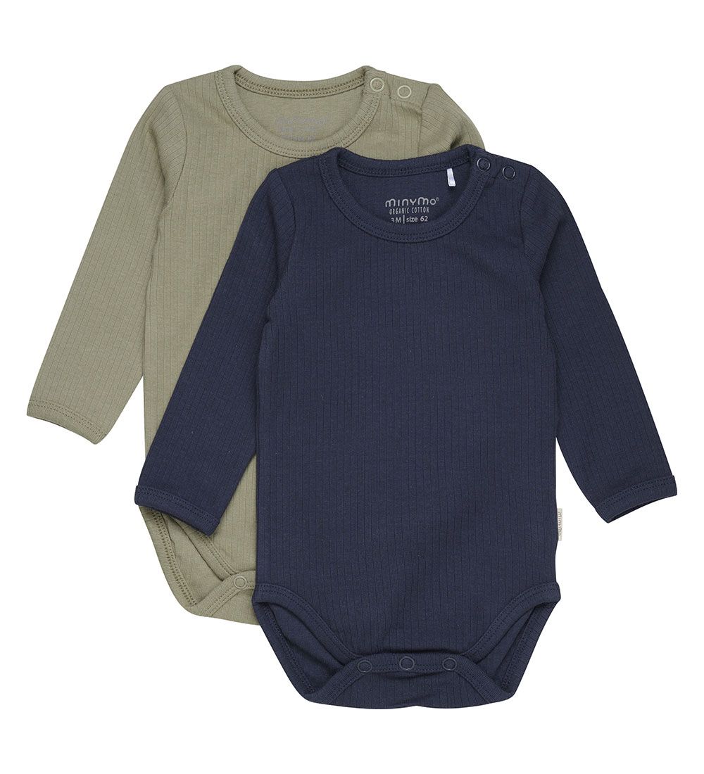 Minymo Body l/ä - 2er-Pack - Dark Navy - Minymo - 56 - Body L/Ä Minymo Body l/ä - 2er-Pack - Dark Navy - Minymo - 56 - Body L/Ä von Minymo