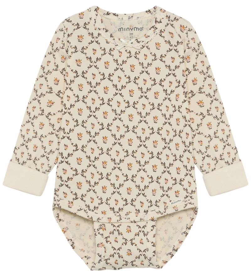 Minymo Body l/ä - AOP - Seedpearl - Minymo - 1½ Jahre (86) - Body L/Ä von Minymo