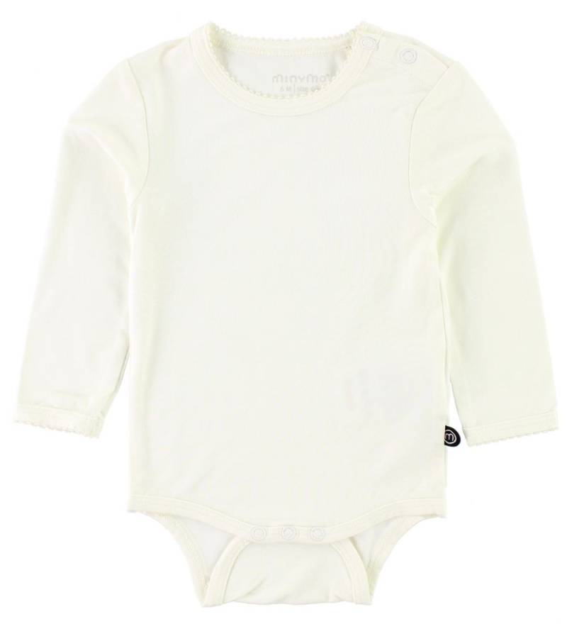 Minymo Body l/ä - Bambus - Weiß - Minymo - 2 Jahre (92) - Body L/Ä von Minymo
