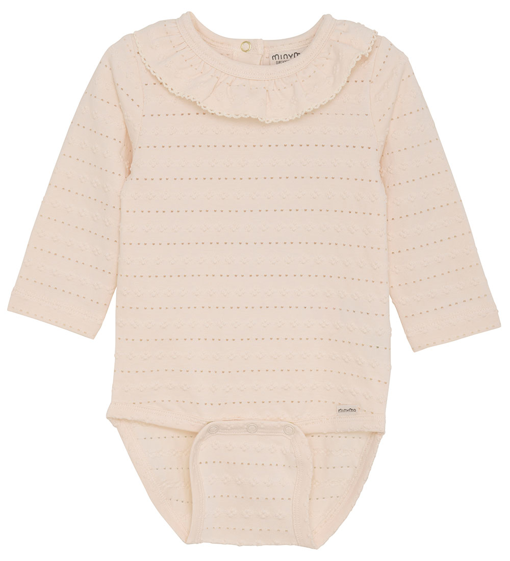 Minymo Body l/ä - Jacquard - Pink Champagne - Minymo - 50 cm - Body L/Ä Minymo Body l/ä - Jacquard - Pink Champagne - Minymo - 50 cm - Body L/Ä von Minymo