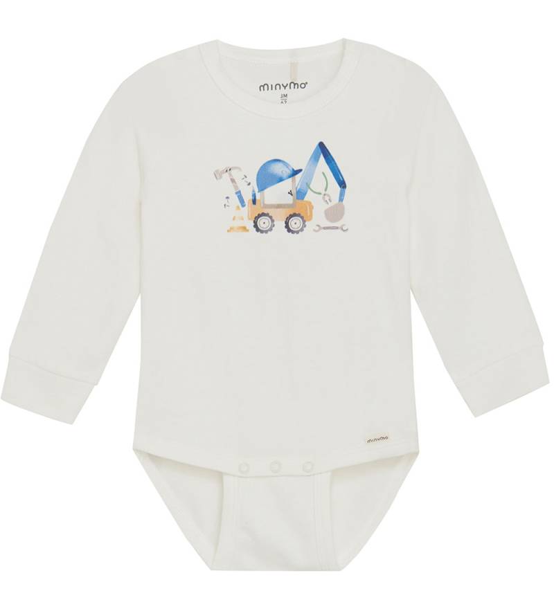 Minymo Body l/ä - Marshmallow White m. Print - Minymo - 74 - Body L/Ä Minymo Body l/ä - Marshmallow White m. Print - Minymo - 74 - Body L/Ä von Minymo